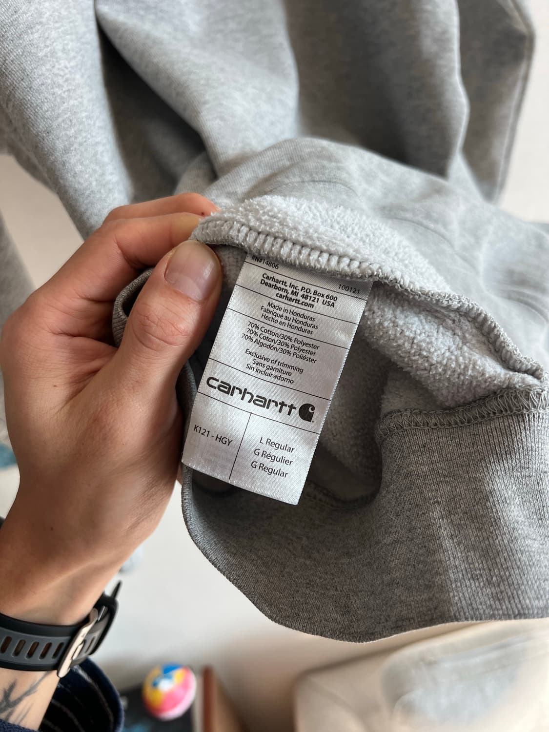 칼하트 후드 L 상품이미지4