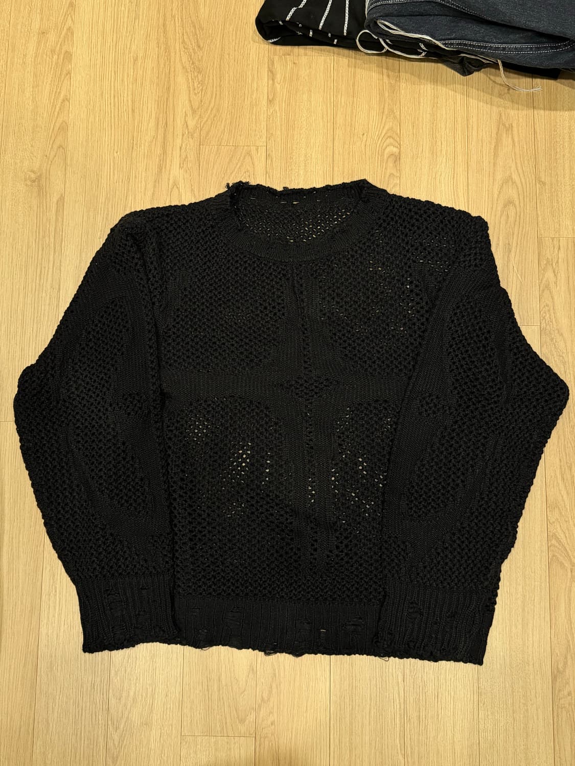 [새상품] 떠그클럽 Tribal net knits 블랙2사이즈 상품이미지2