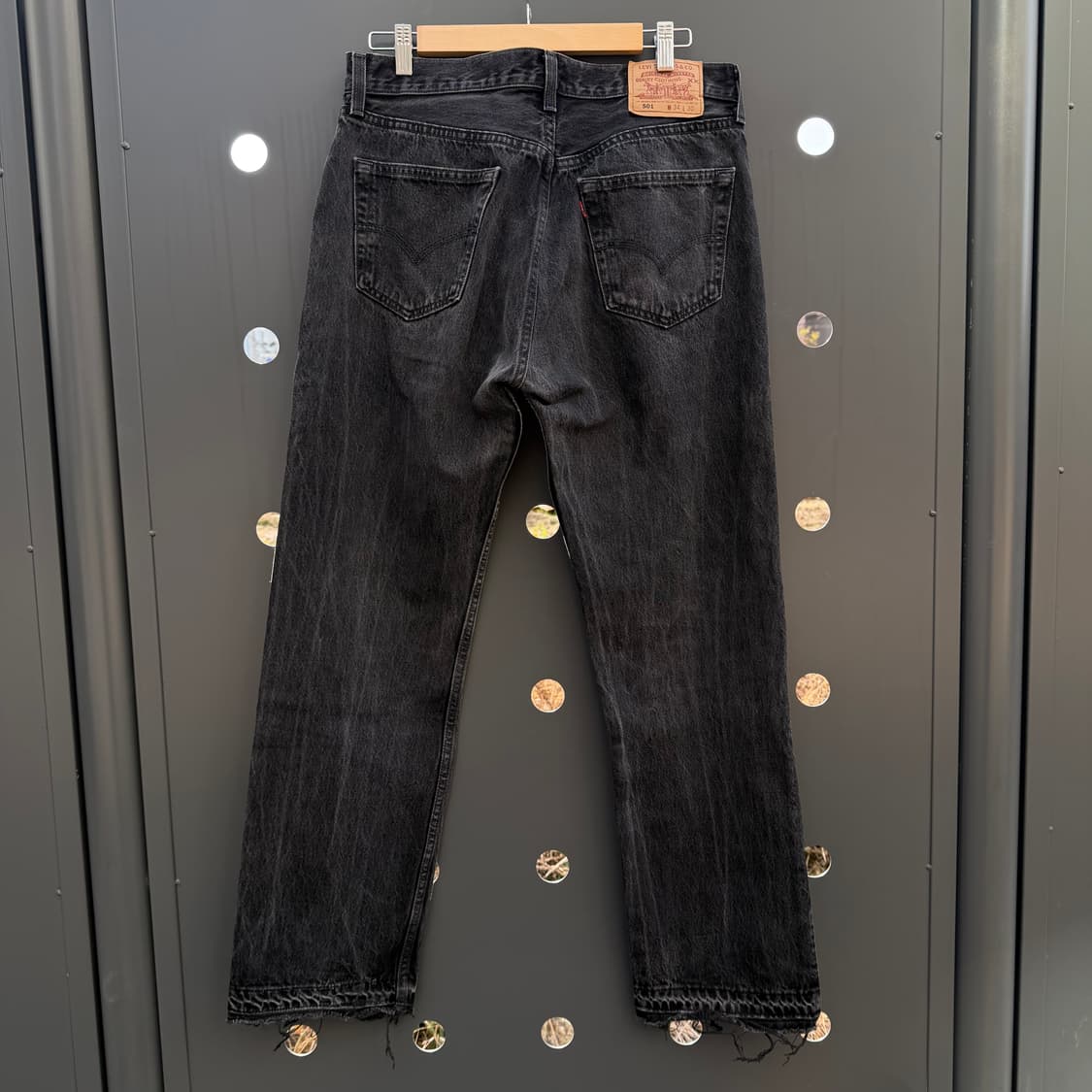 90s USA 빈티지 리바이스 501 블랙 W34 L30 상품이미지2