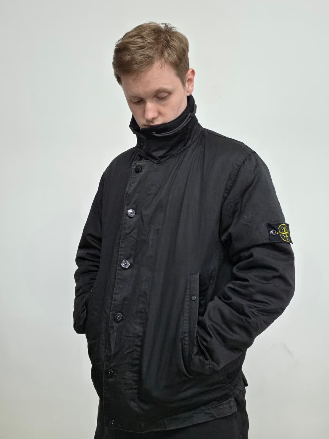 05AW 스톤 아일랜드 Raso Gommato Coat 상품이미지2