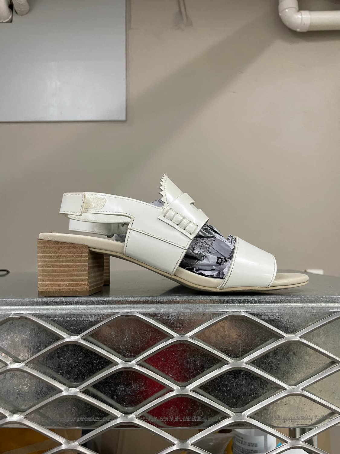 질샌더 스트랩 레더 샌들 화이트 37 (gr-4717) 상품이미지4