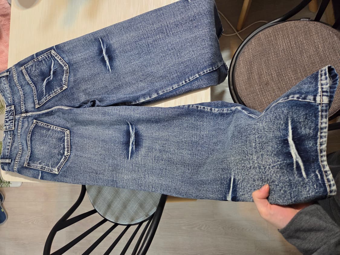 메종미네드 PINCH WIND DENIM PANTS BLUE 상품이미지3