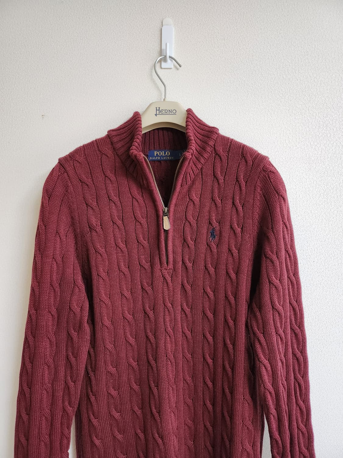 폴로랄프로렌 케이블하프집업(L 상품이미지1