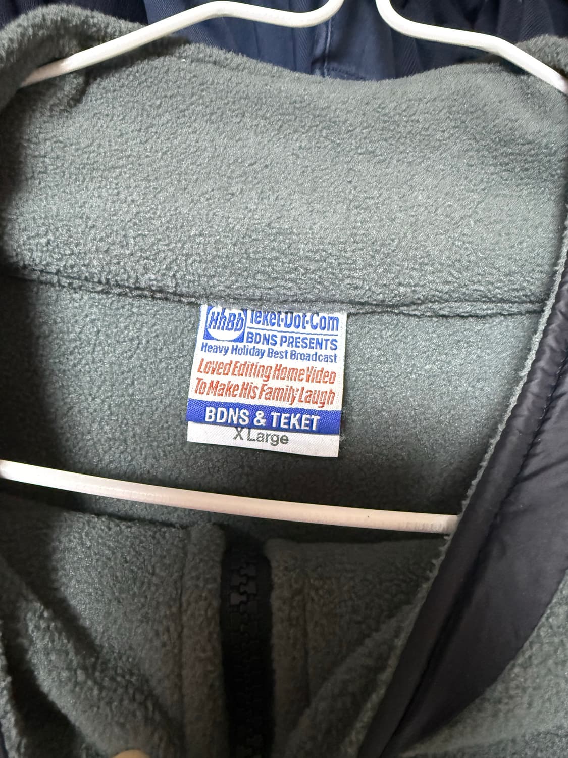 Teket-Dot-Com 반집업 플리스 상품이미지2