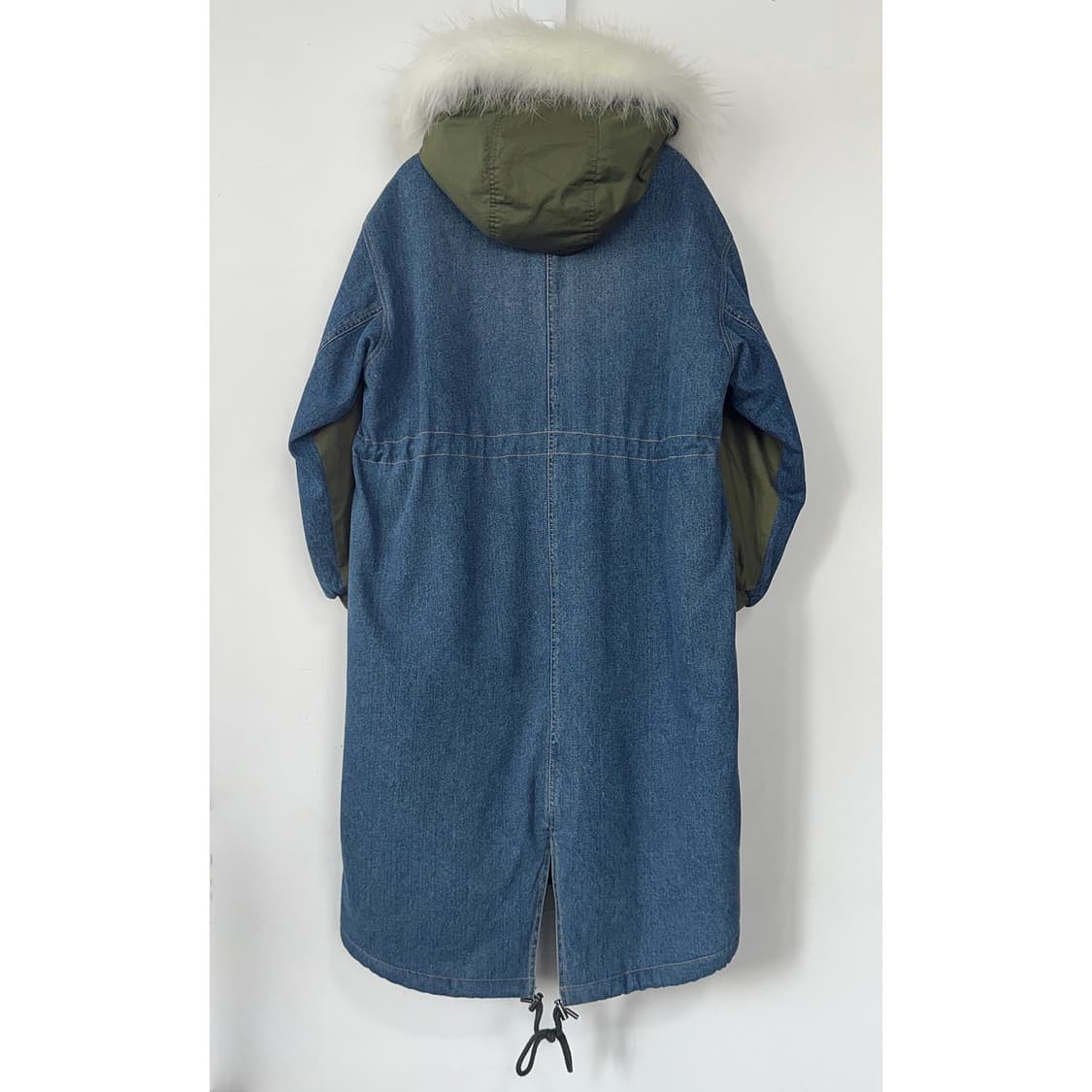 SJYP 데님 블록 푸드 퍼 점퍼 상품이미지6