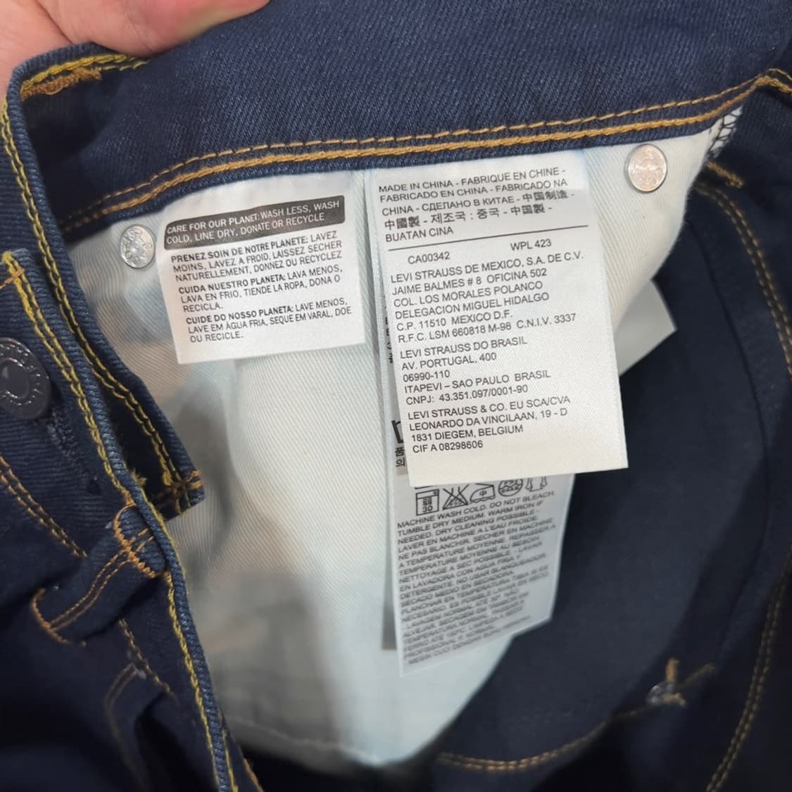 리바이스 513 데님팬츠 상품이미지7