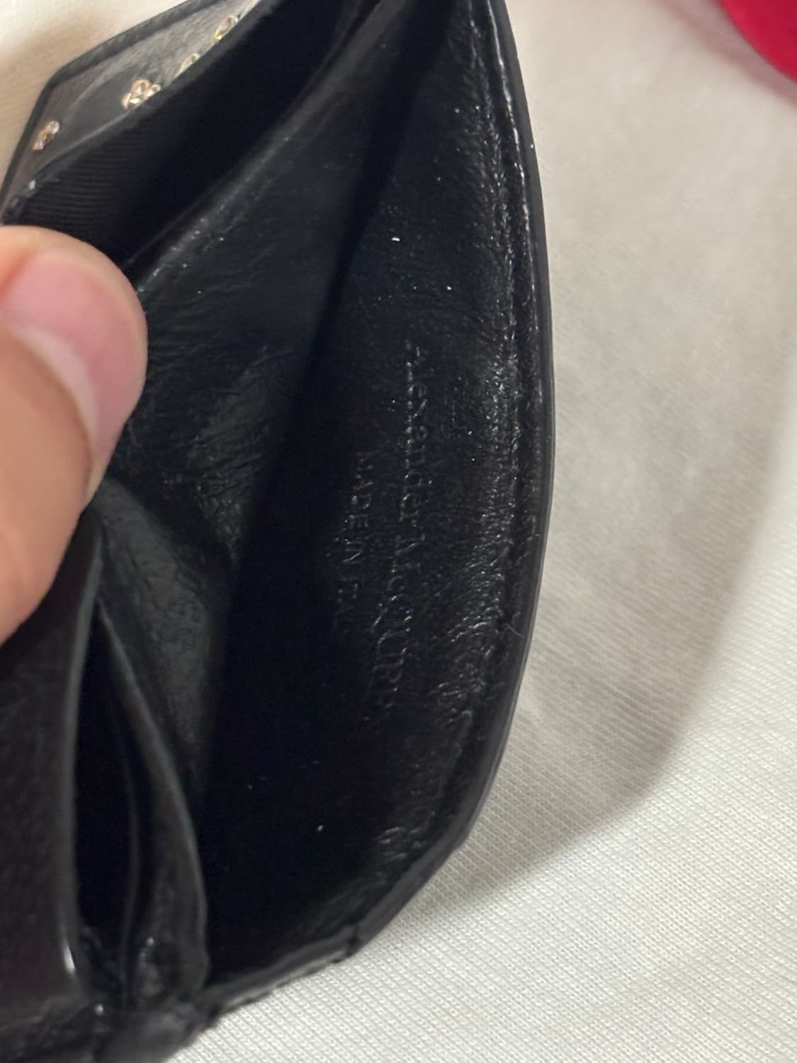 알렉산더 맥퀸 카드 가죽 카드지갑 실사용 인테리어 소품용 상품이미지7