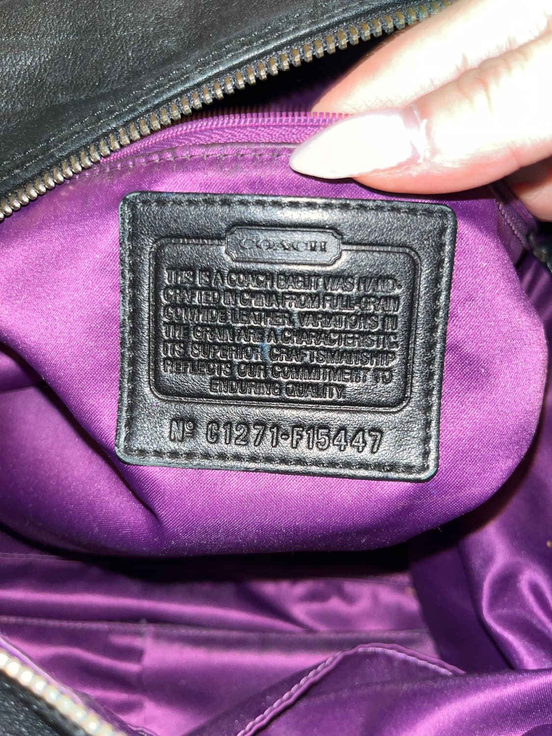 📦Coach allblack shoulder bag 상품이미지9