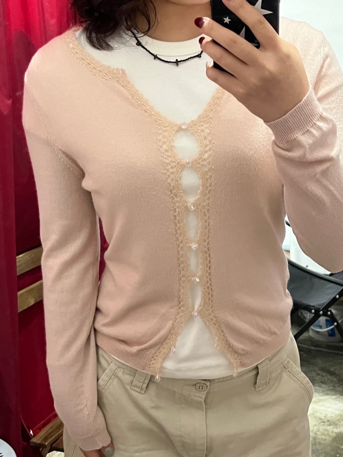 Kumikyoku 쿠미쿄쿠 울 50% 가디건 상품이미지2