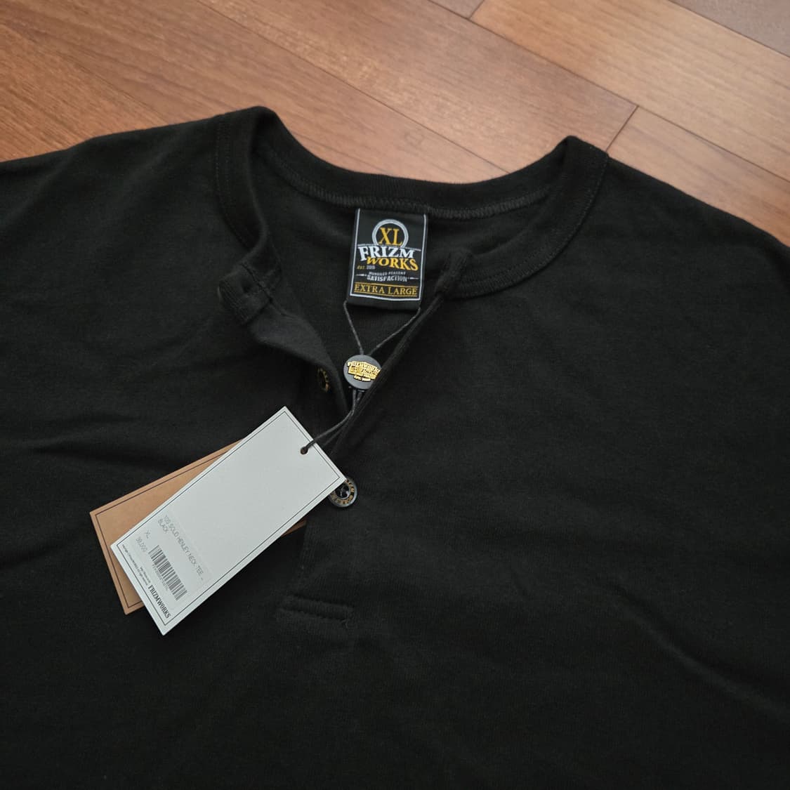 프리즘웍스 솔리드 헨리넥 티 XL사이즈 상품이미지3