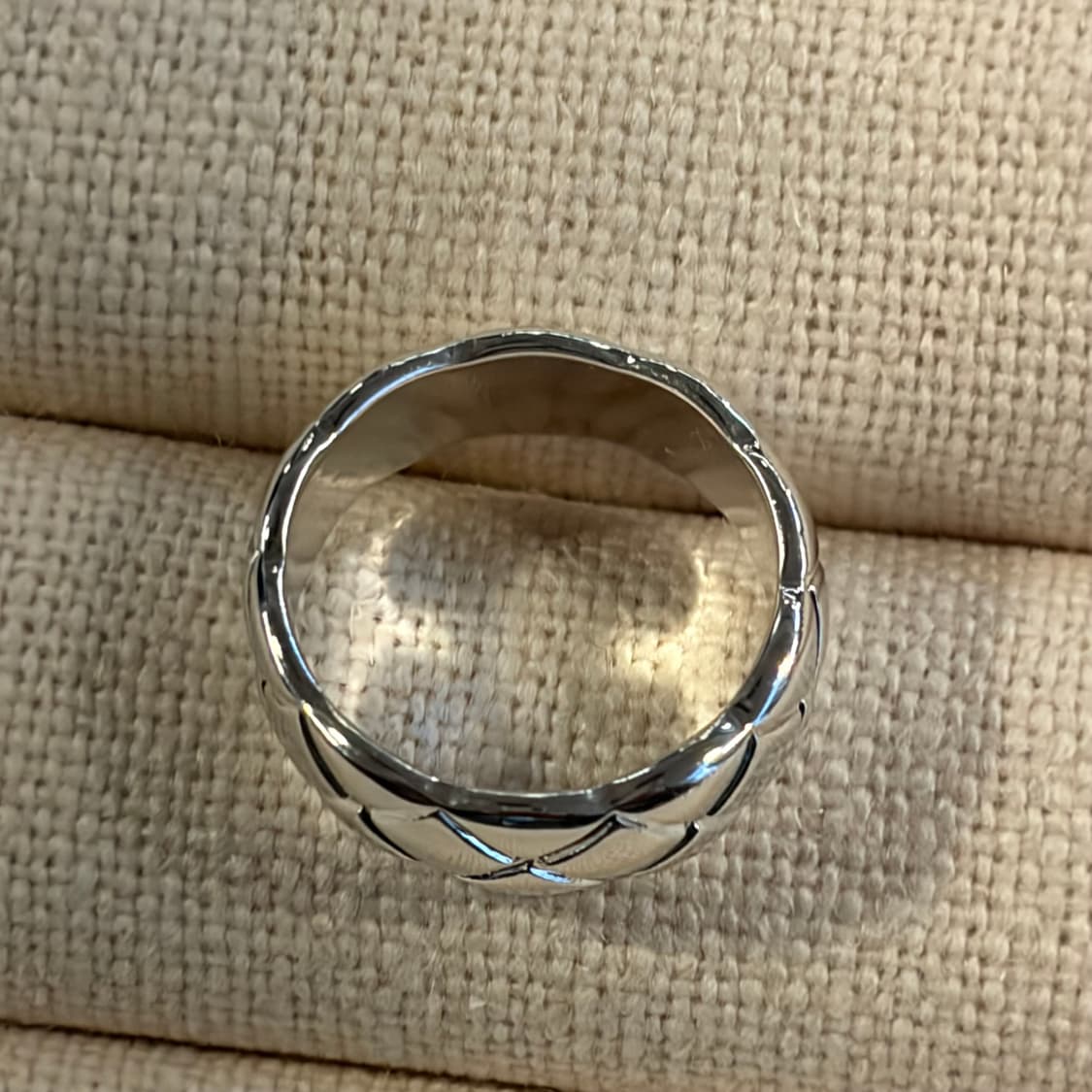 새상품 여성 신주 은도금 C 반지 상품이미지4