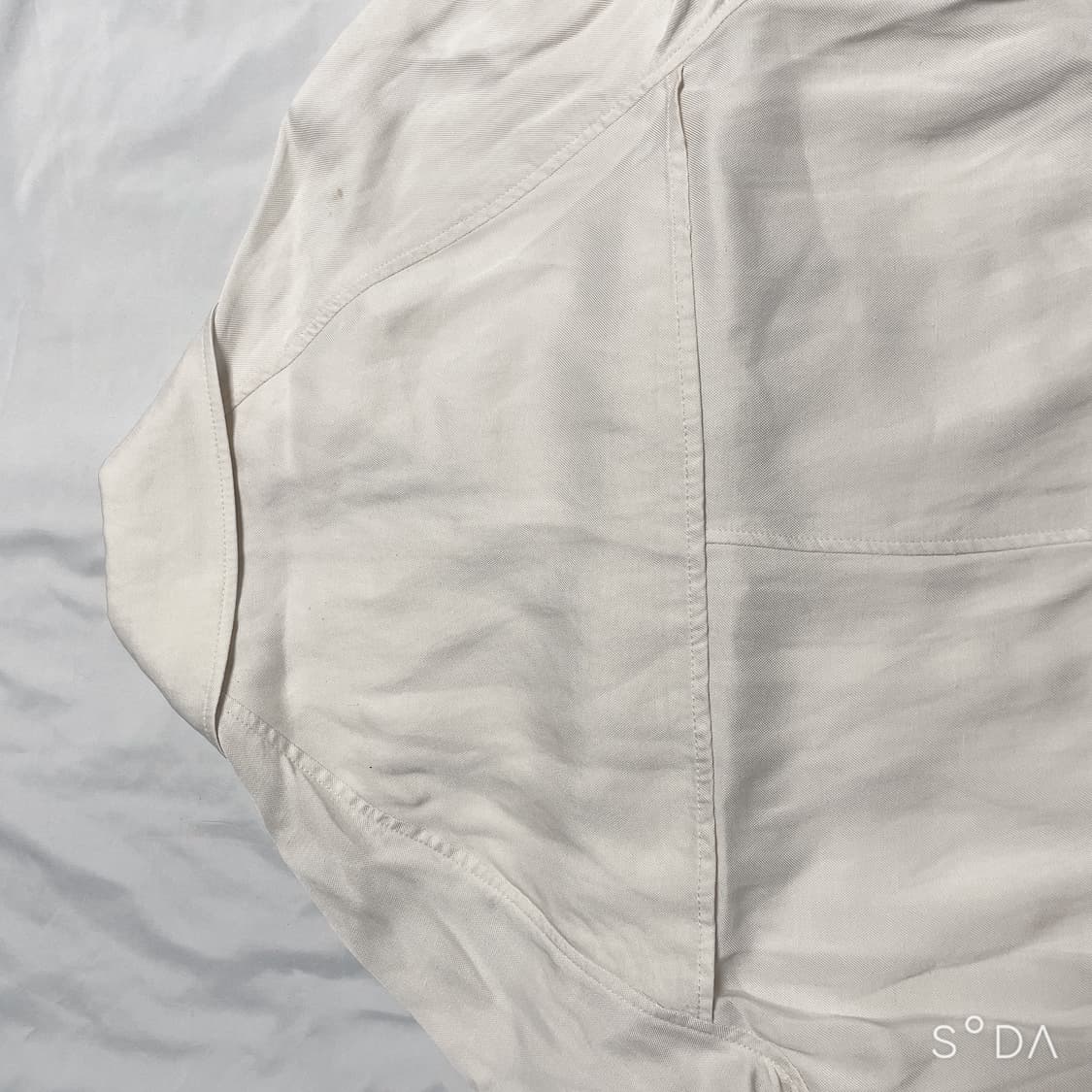 아크네 스튜디오 벨티드 트렌치 코트 아이보리 34 상품이미지7