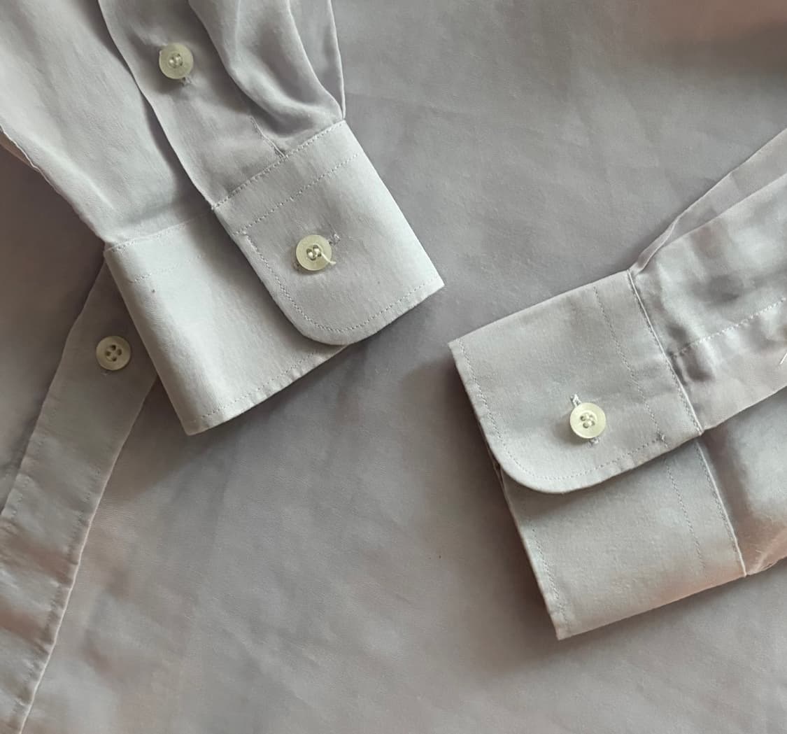 YSL 입생로랑 연보라 린넨 셔츠 상품이미지4