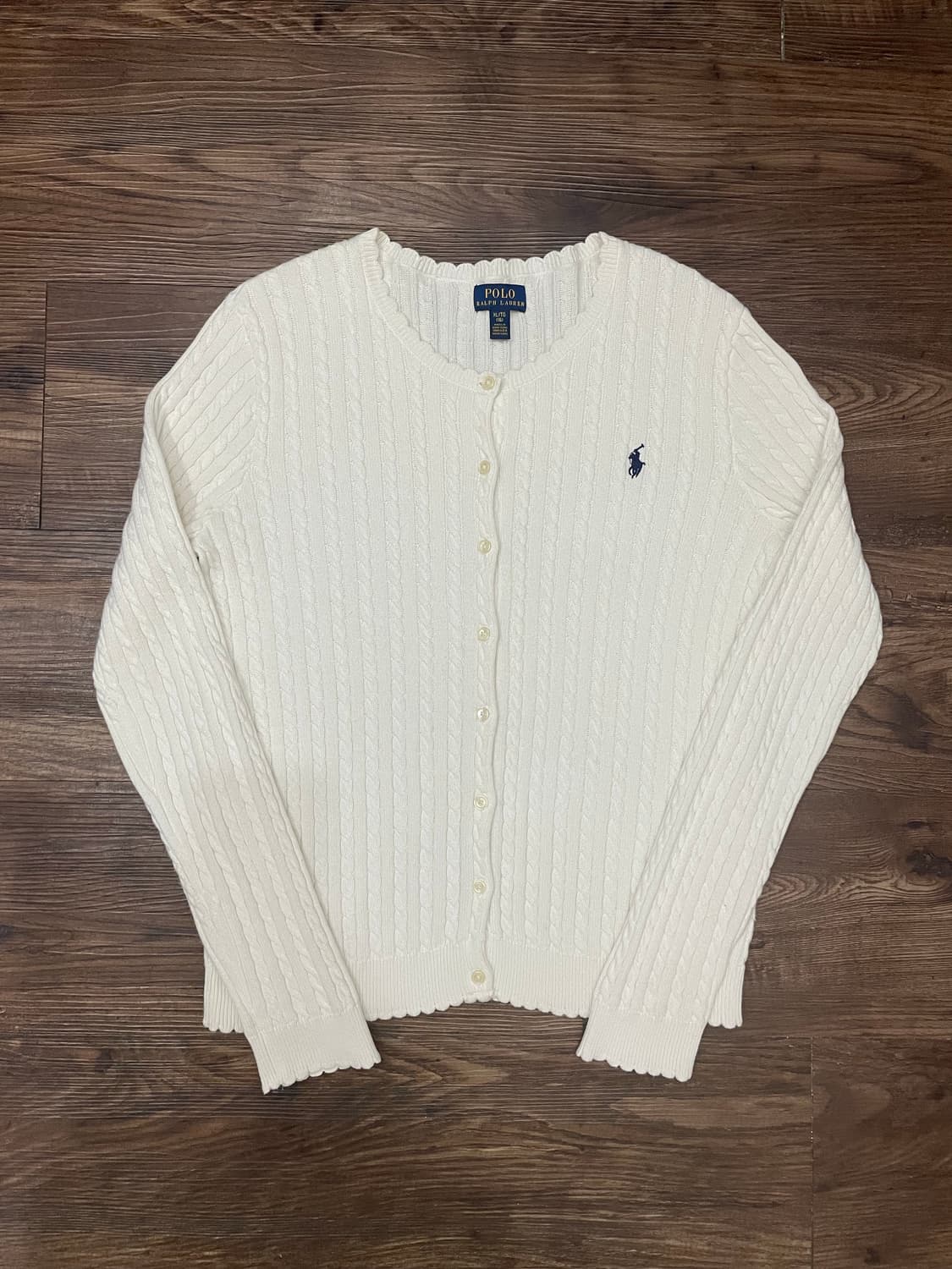폴로 랄프로렌 케이블 코튼 니트 가디건  상품이미지3