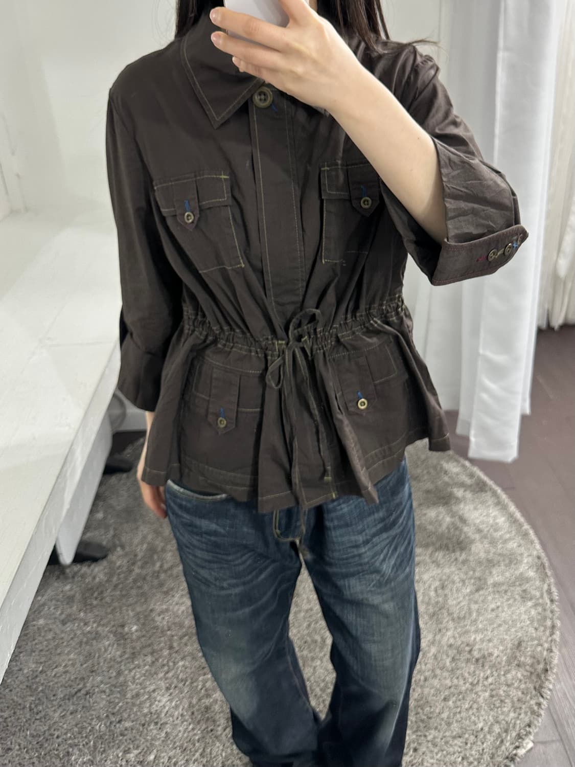 edwin blue trip denim pants 상품이미지5