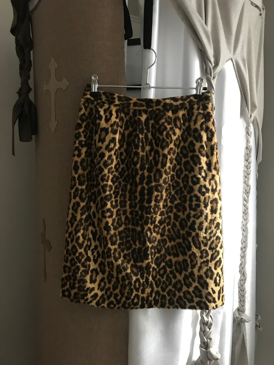 vintage pattern velvet skirt (25inch) 상품이미지3