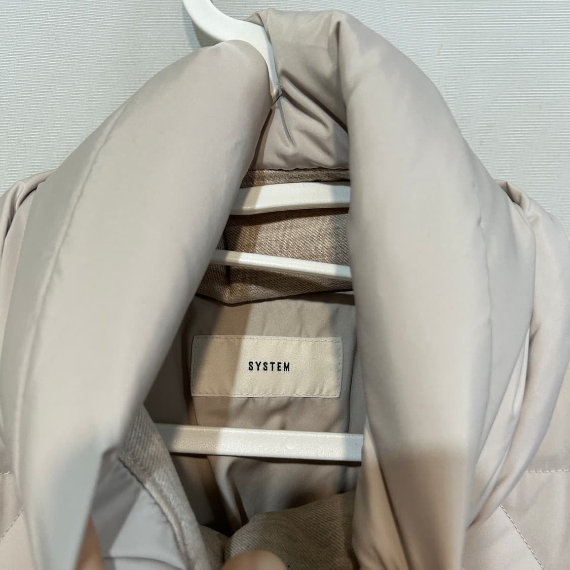 한섬 시스템 구스다운 패딩 55 상품이미지2