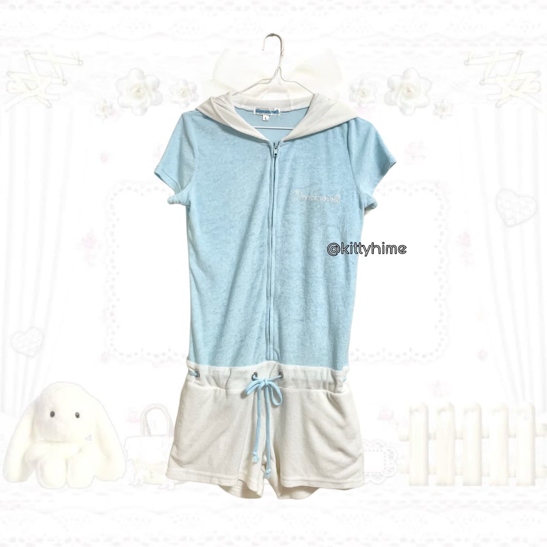 cinnamoroll 시나모롤 점프슈트 룸웨어 시나모롤잠옷 고전시나모롤 상품이미지2