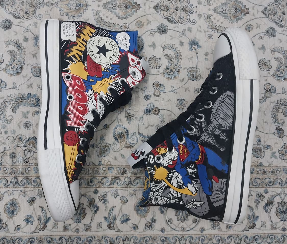 컨버스 X DC 코믹스 슈퍼맨 척 테일러 올스타 250mm 상품이미지5