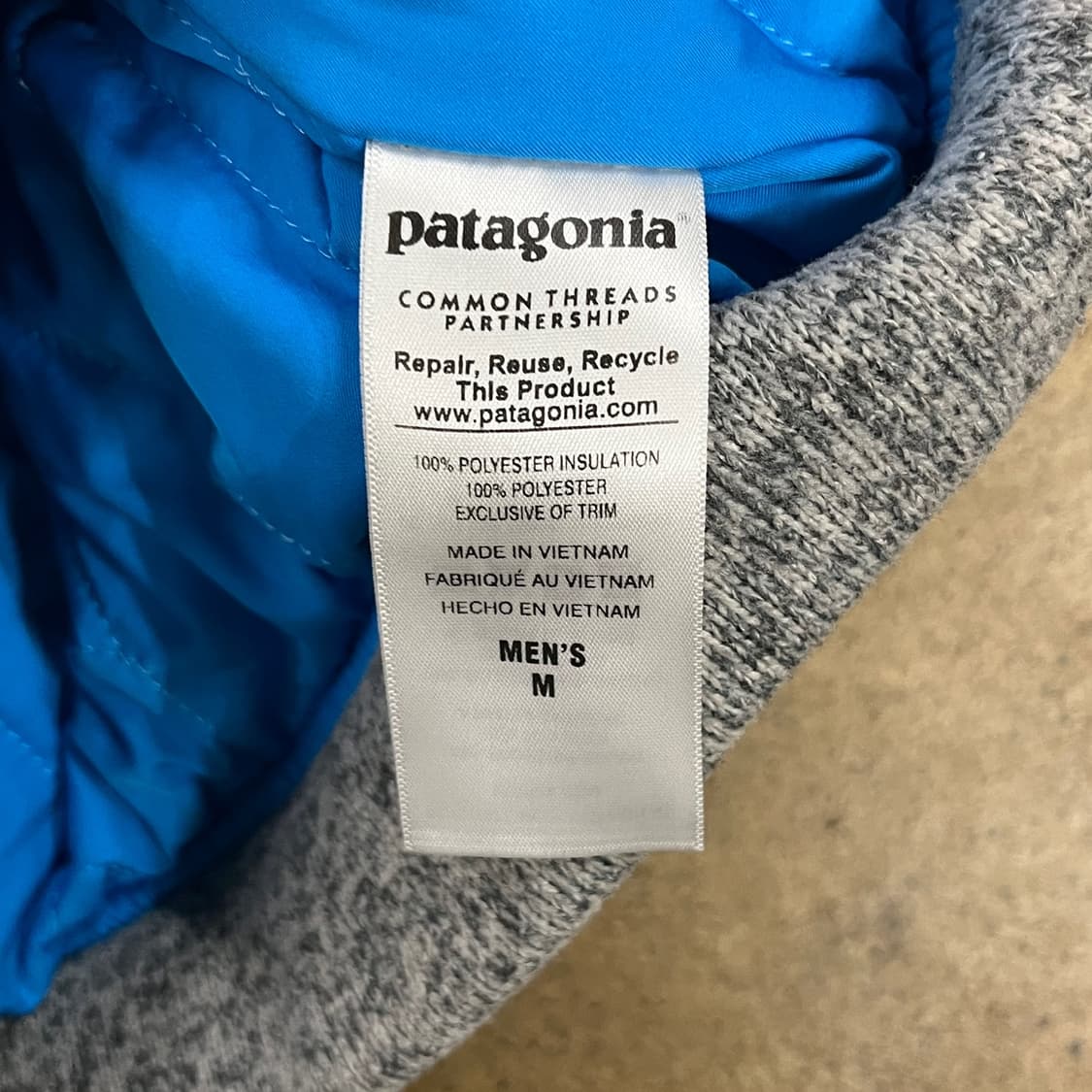 [정품/M] 파타고니아 회색 후드 집업 b19 상품이미지6