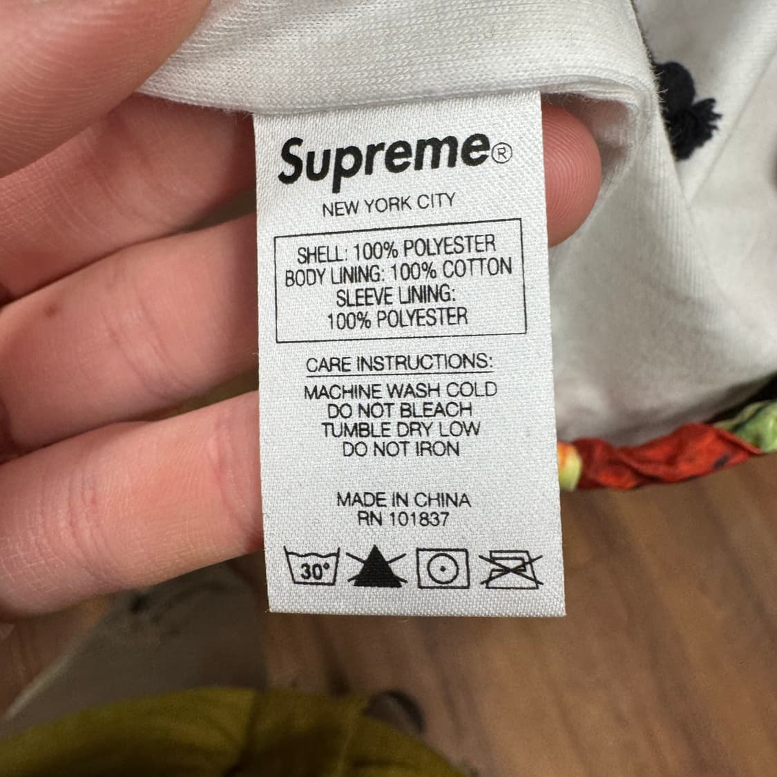 19SS 슈프림 X 세킨타니 라 노리히로 코치 자켓 스트릿 프린팅 상품이미지7