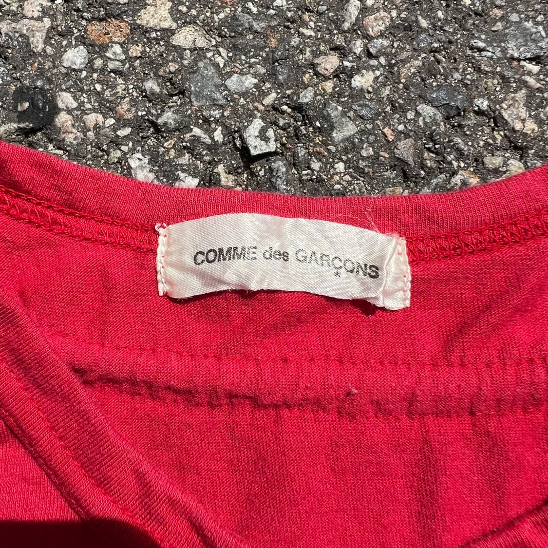 꼼데가르송 2002 S/S 셔링 티셔츠 상품이미지6