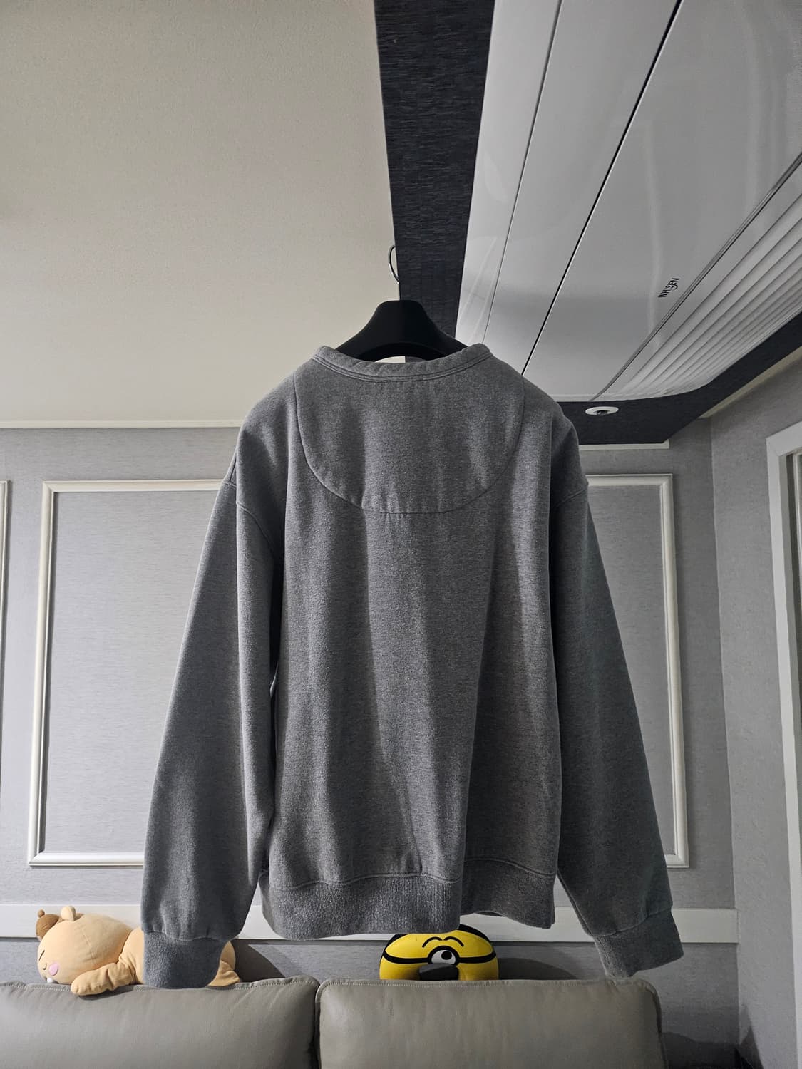 [거의 새것] 아크네 맨투맨 티셔츠 그레이 xl 상품이미지2