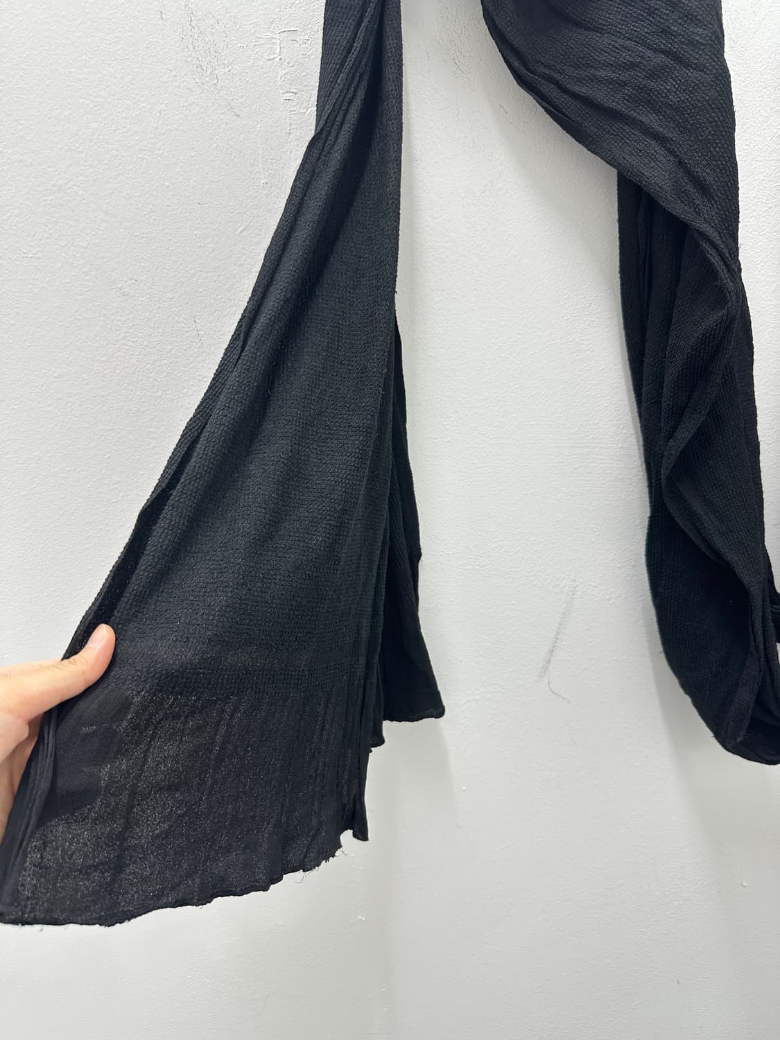 Vintage long knit wrinkle muffler  상품이미지6