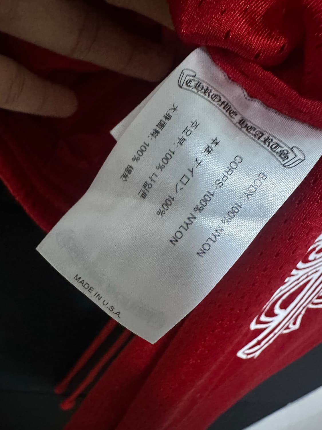 (L)크롬하츠 매티 보이 저지 메쉬 팬츠 레드 상품이미지5