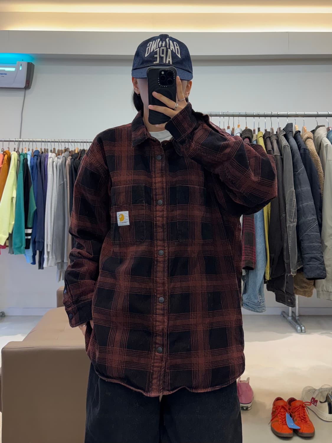 칼하트 기모 워크 자켓 상품이미지7