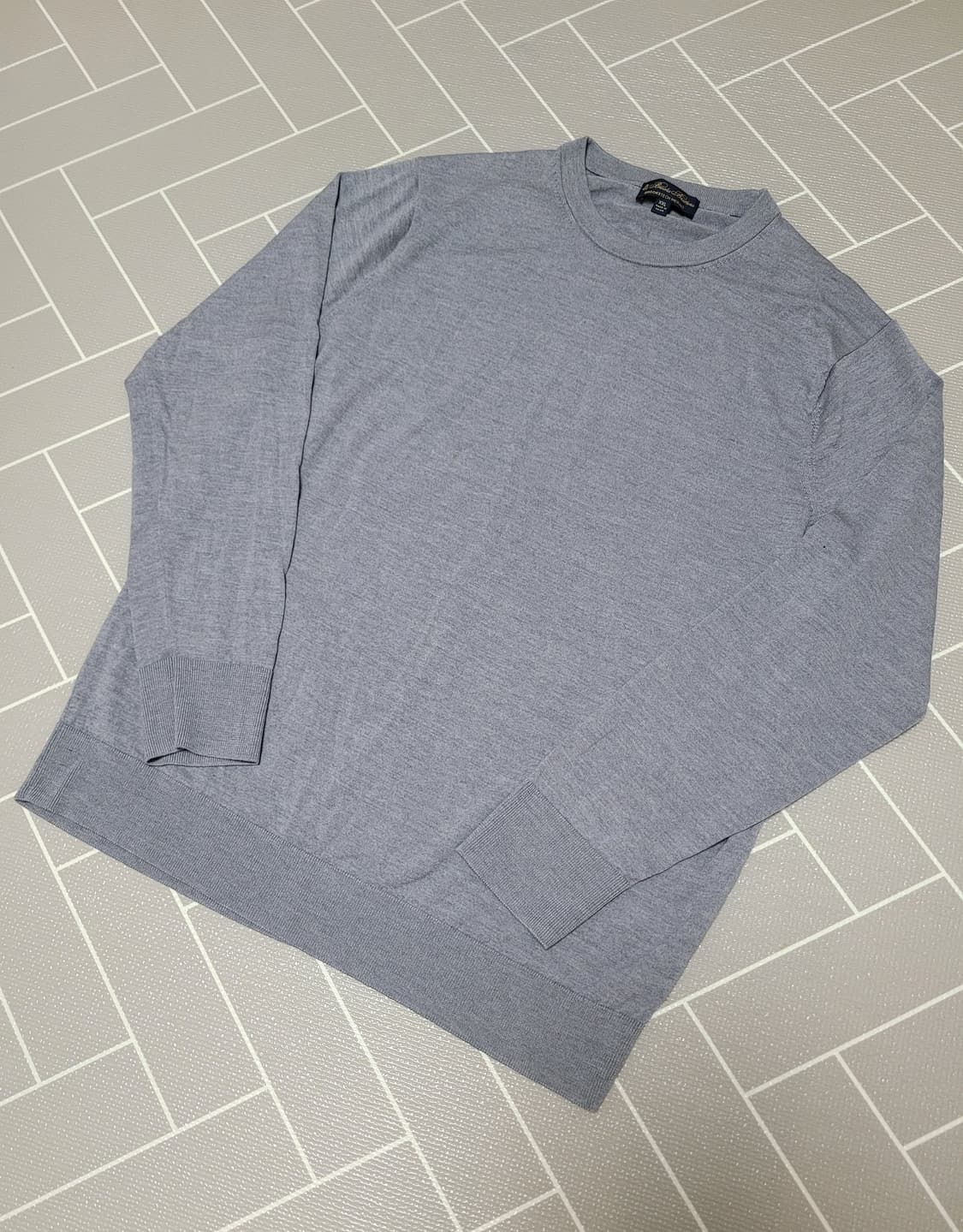 1회착) 브룩스 브라더스 메리노 울 라운드넥 니트 XXL 상품이미지1