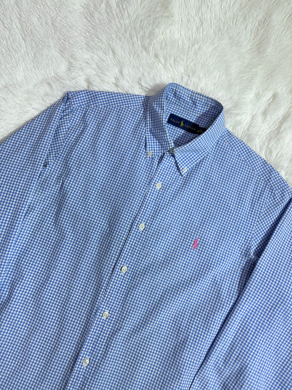 폴로 랄프로렌 포니 체크 셔츠  상품이미지4