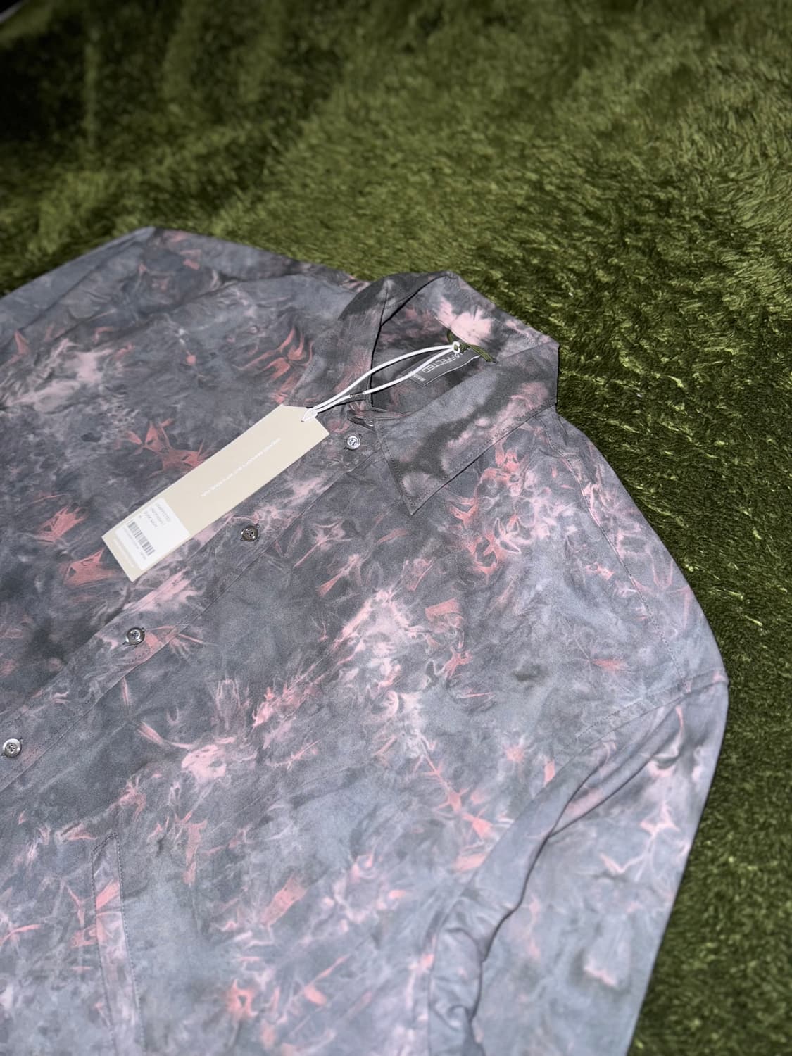 [M] Unaffected 언어펙티드 21FW 다잉 패턴 셔츠 더스크 상품이미지2