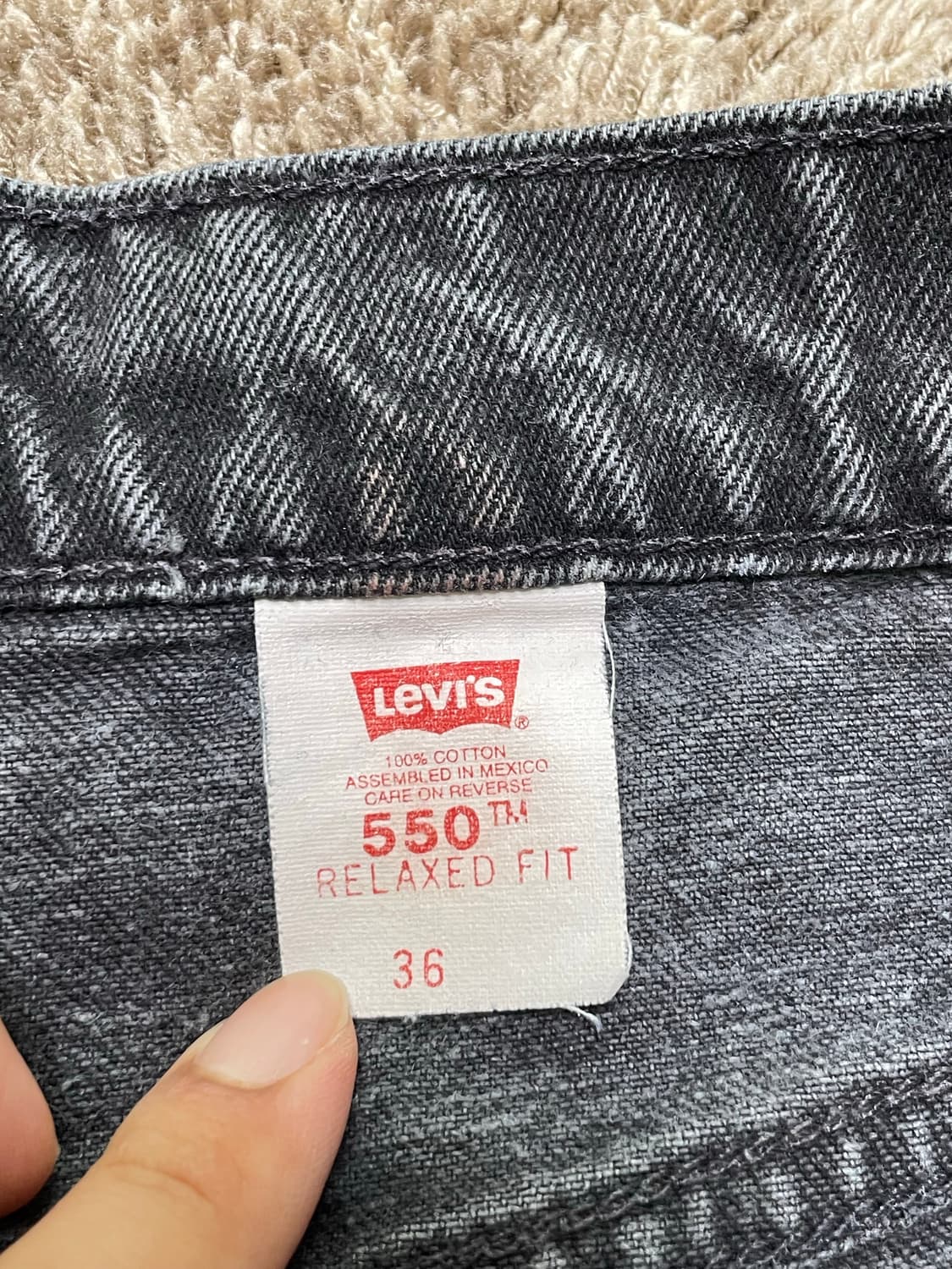 90s vintage levis 550 black shorts jorts 상품이미지5