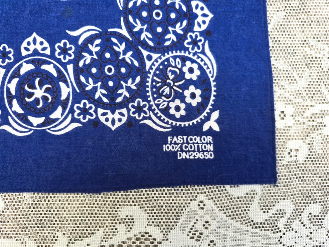 70s 페이즐리 반다나 셀비지 상품이미지2