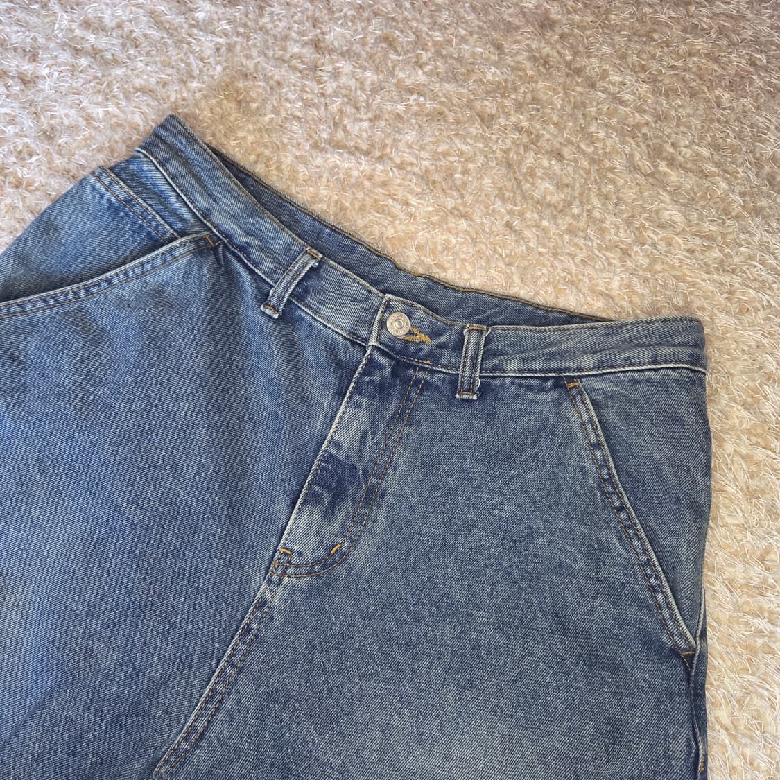 위캔더스 레이싱 데님 팬츠 상품이미지6