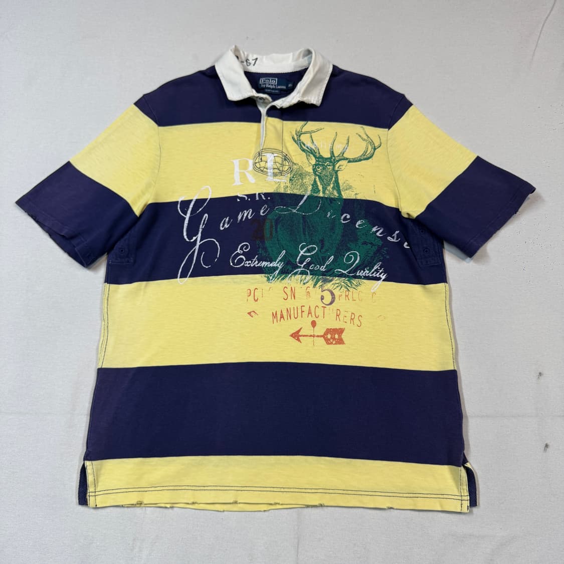 XL) 폴로 랄프로렌 럭비티 반팔 카라티 상품이미지1