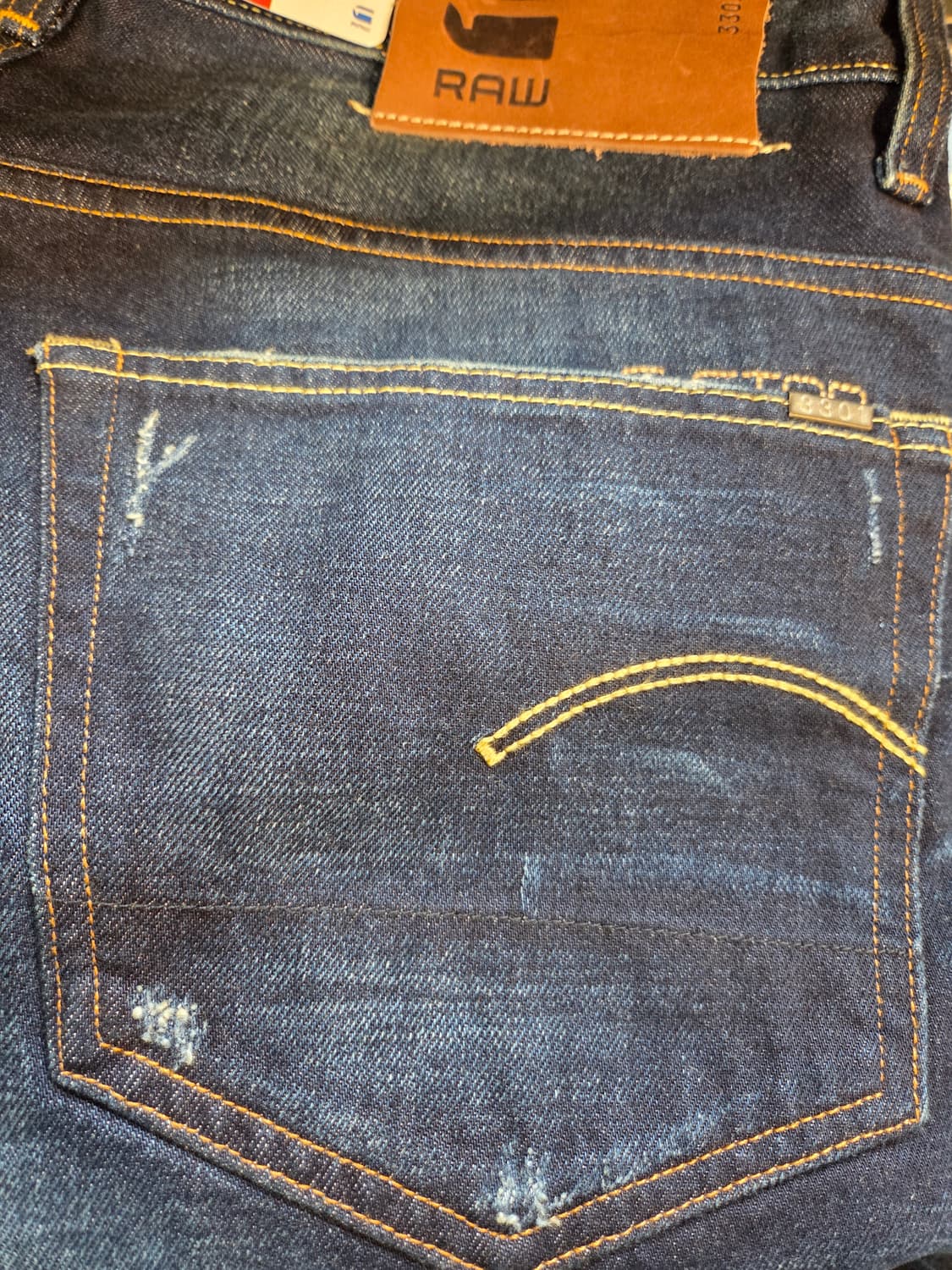 G-Star Raw 3301 데님 청바지(W33/L32) 상품이미지5