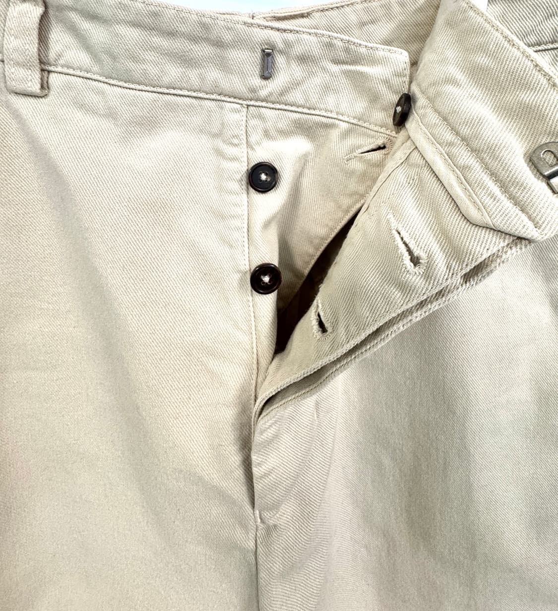 AMI PARIS 아미 배기핏 베이지 컬러 데님 L 상품이미지4