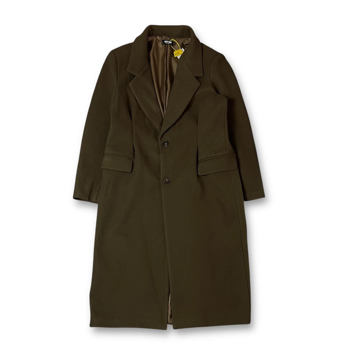 (새상품) 브라운 코코아 더블버튼 롱코트 L 상품이미지1