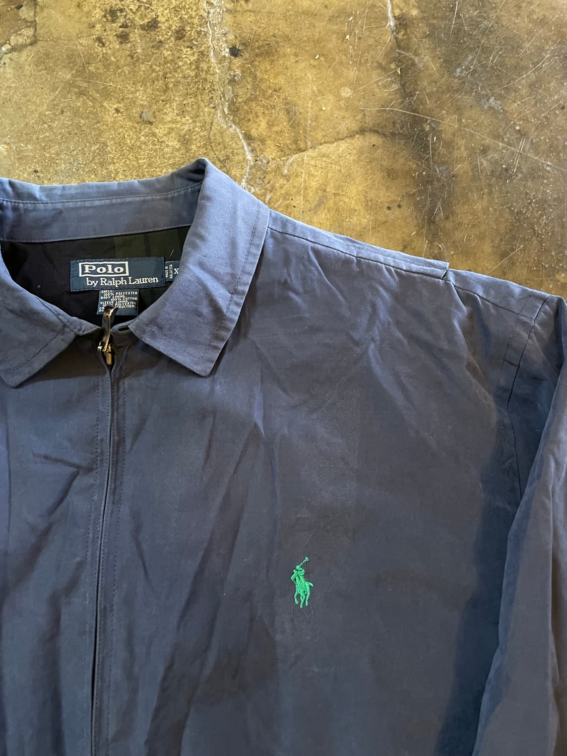 폴로 랄프로렌 해링턴 자켓 네이비 상품이미지3