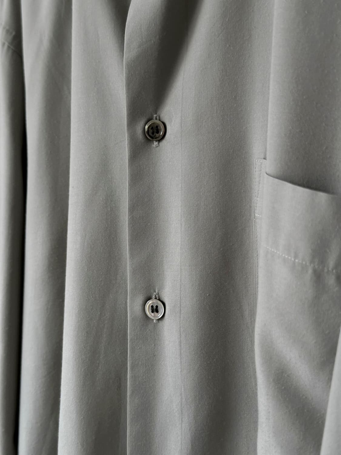 High gauge rayon poly L/S shirt 상품이미지2