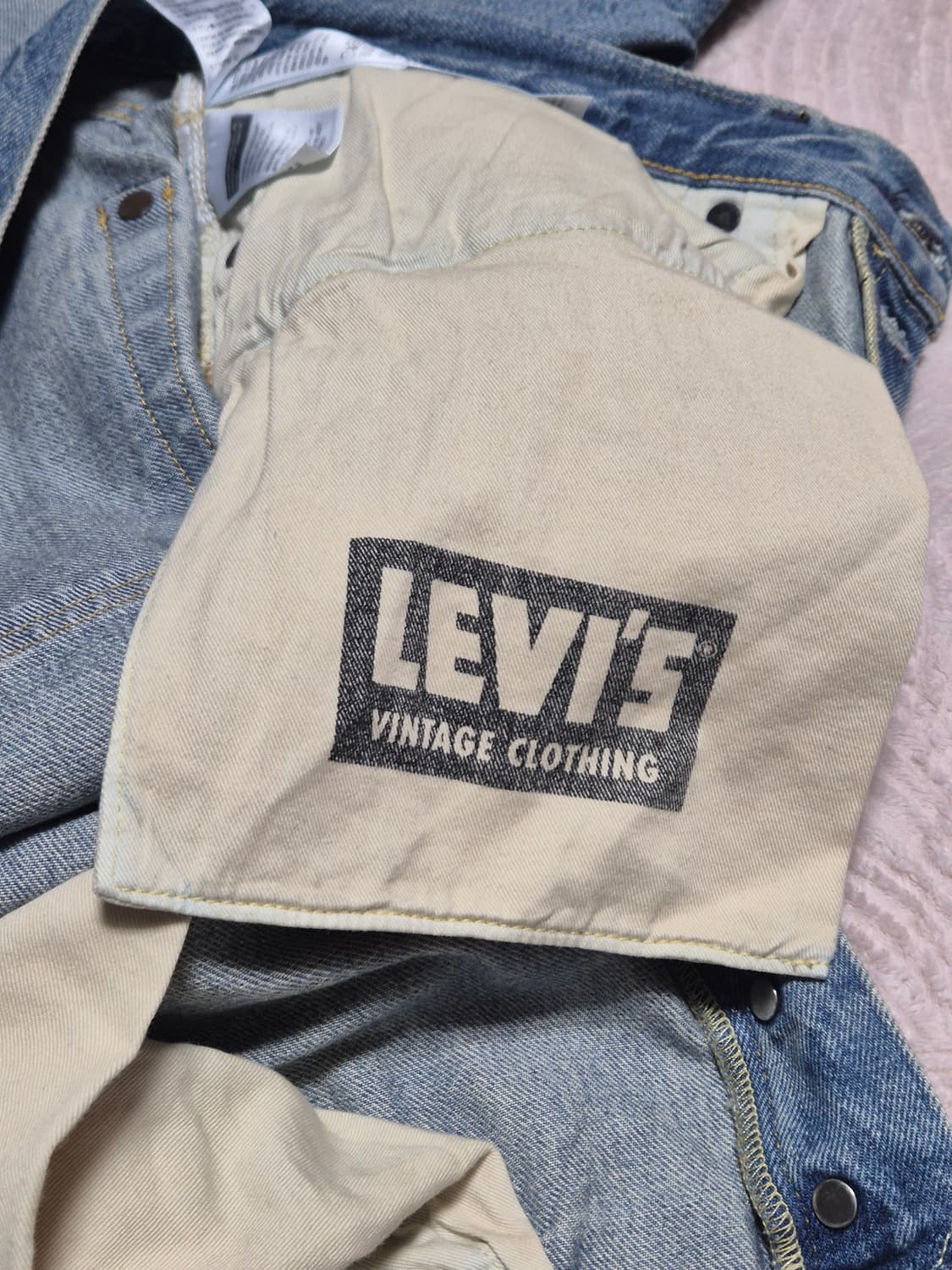 리바이스 LVC 55501 블랙잭 1회 착용 32/30 상품이미지4