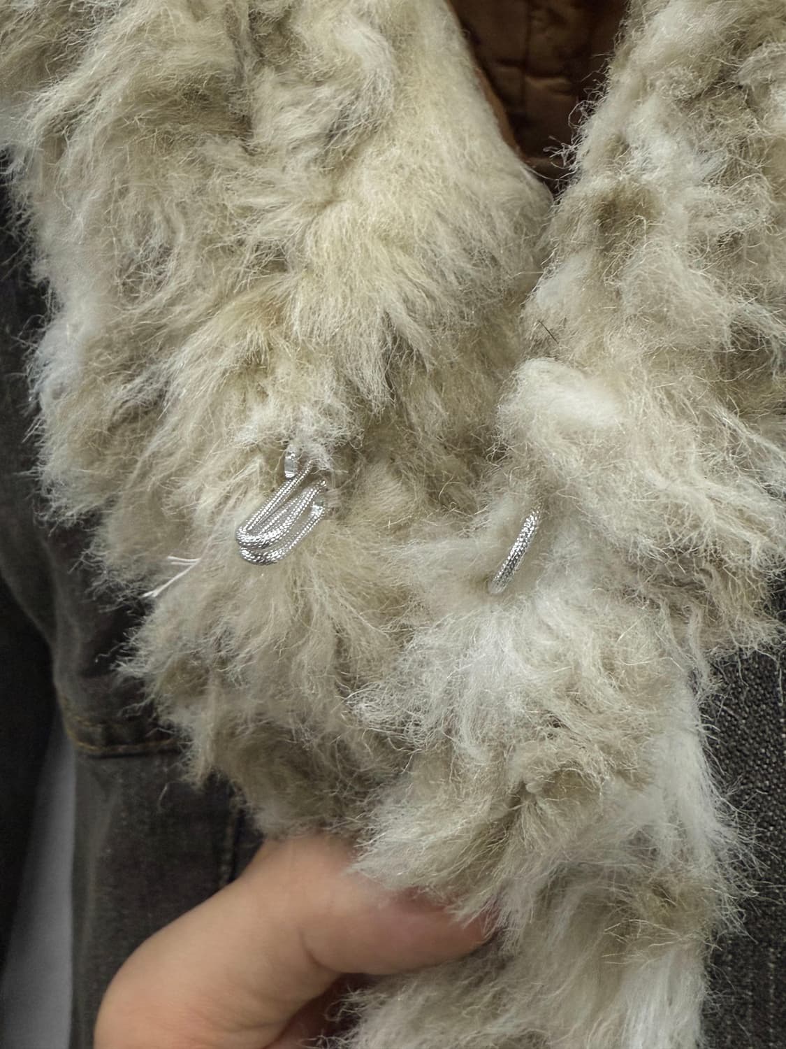 M-2 퍼 트리밍 데님 자켓 상품이미지4