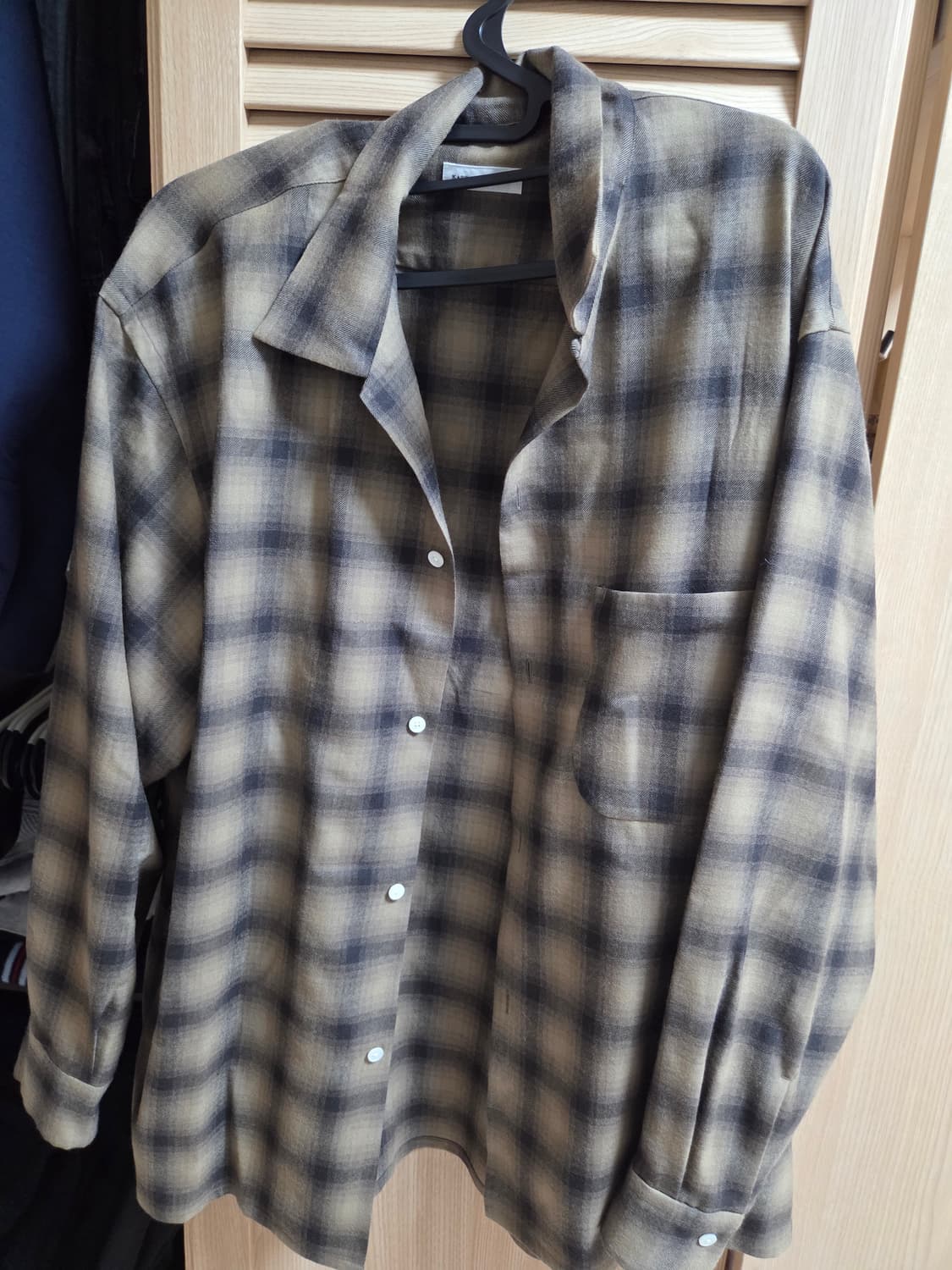 캡틴션사인 체크 셔츠 상품이미지1