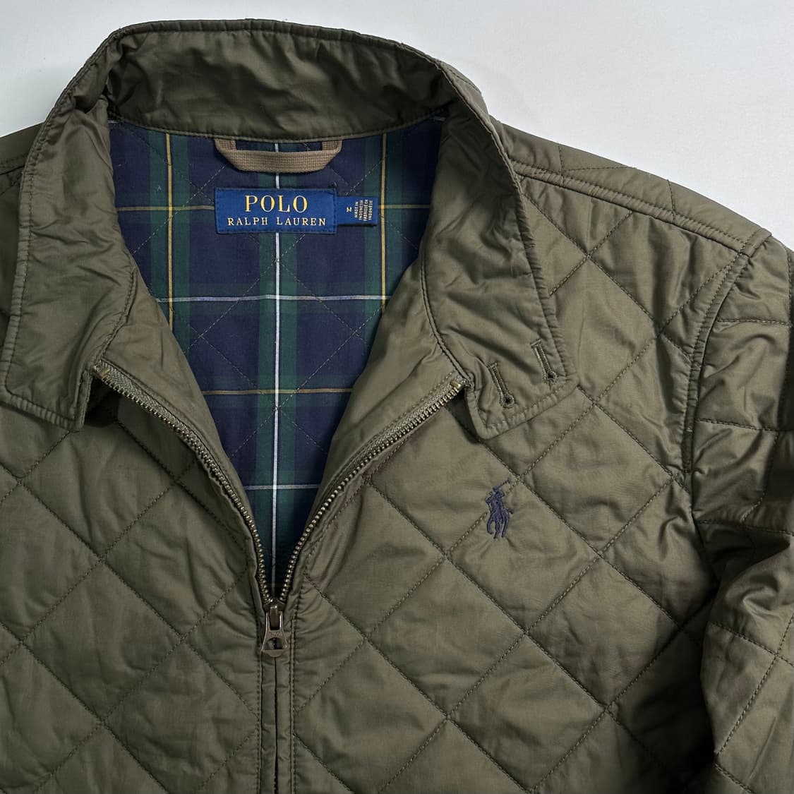 폴로 랄프로렌 카키 퀼팅 헤링턴 자켓  상품이미지3