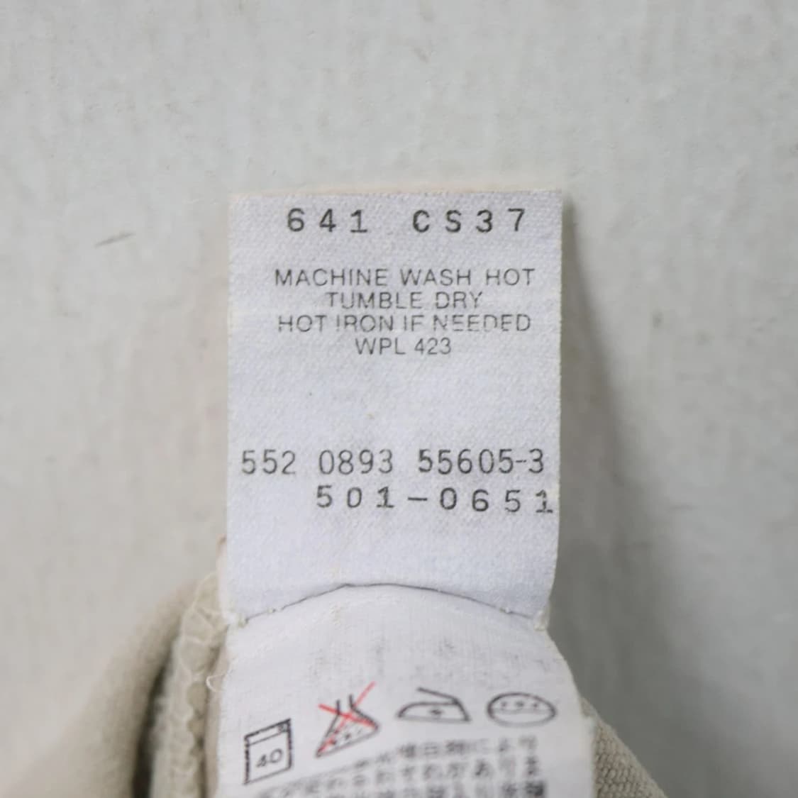 90'S LEVI'S 501 코튼 팬츠 61656 상품이미지8