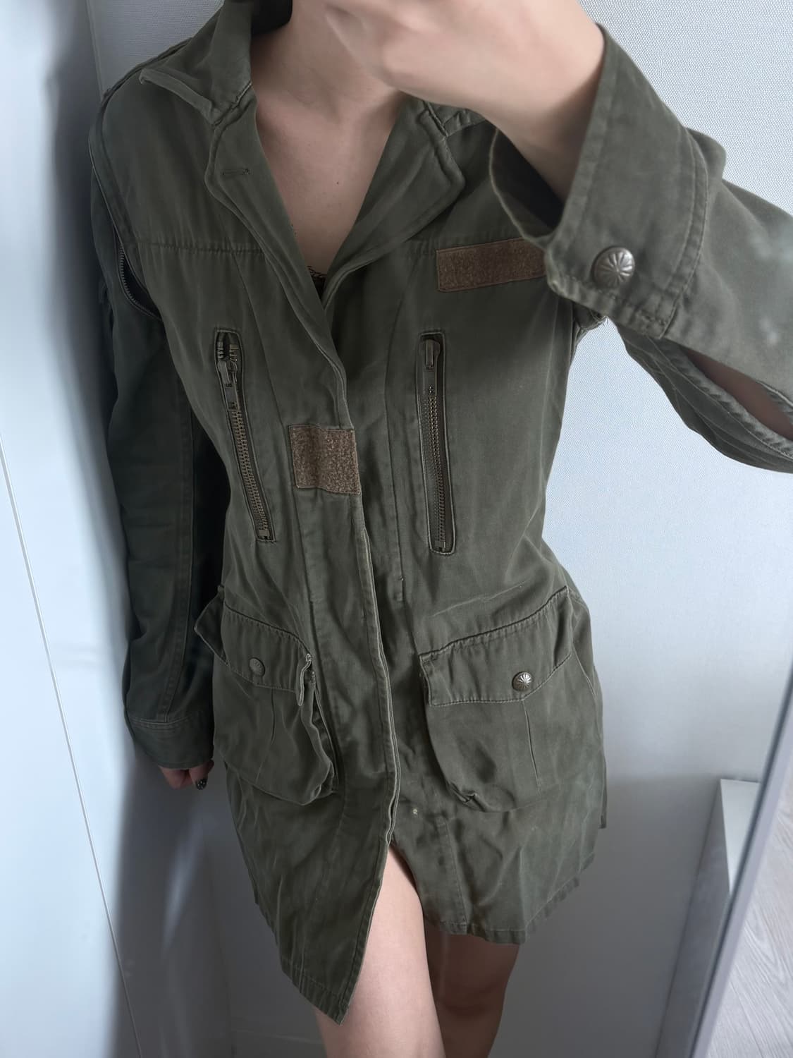 빈티지 카고 원피스 상품이미지1