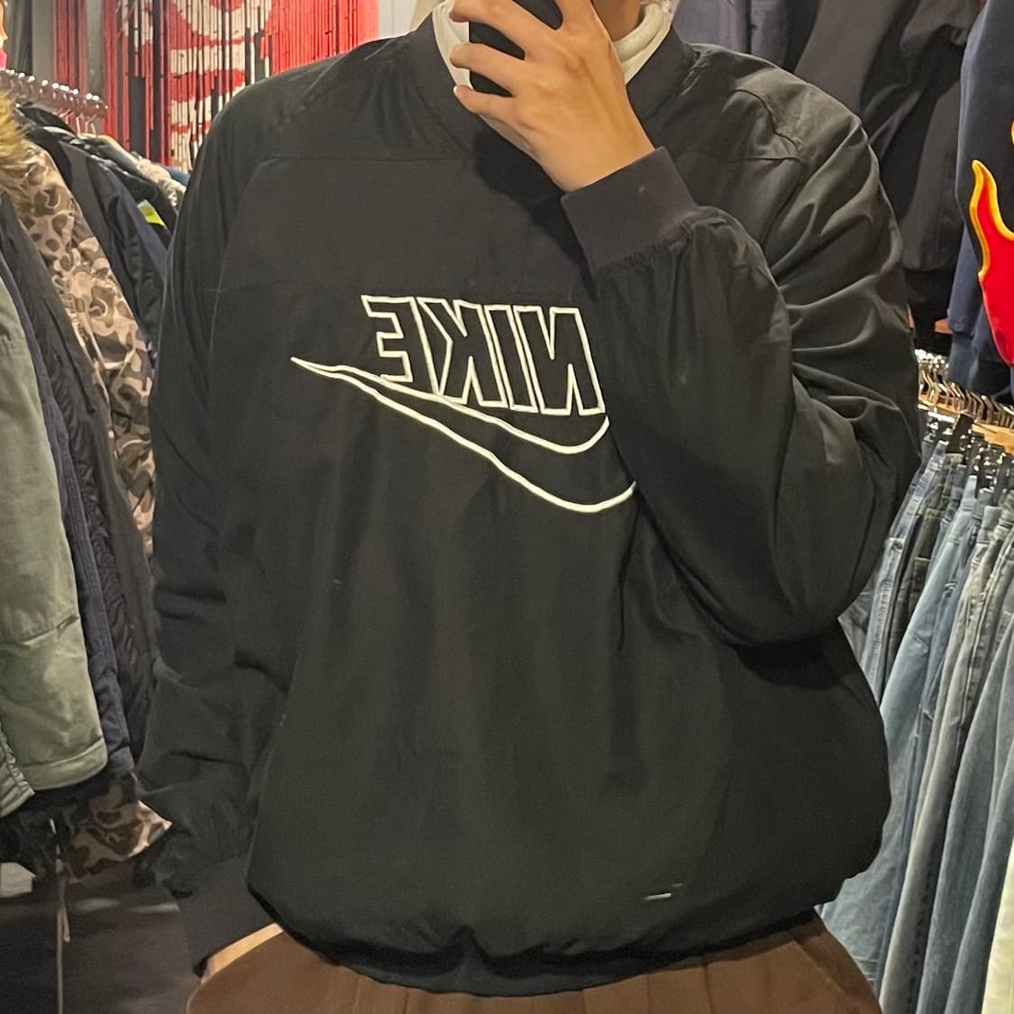 [IM] Nike 나이키 빅스우시 블랙 웜업 상품이미지1