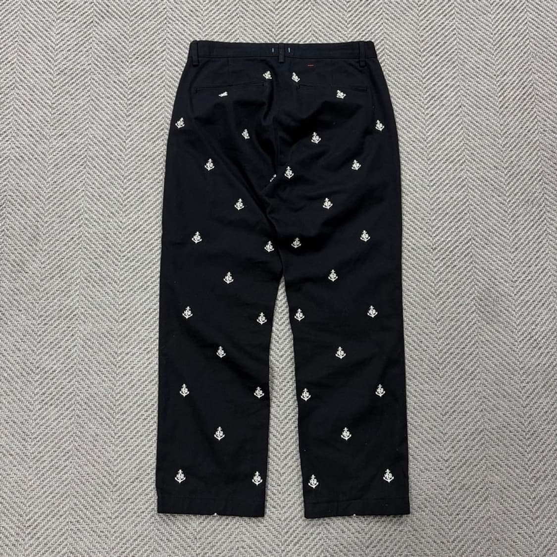 홈그라운드 로고 자수 패턴 팬츠 v2339 상품이미지2